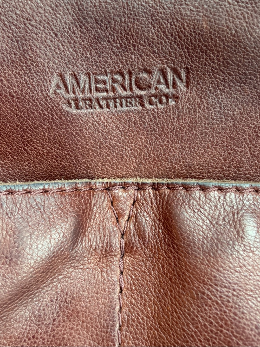 American Leather Co. Hobo Purse Bag Dark Brown - Picture 3 of 16